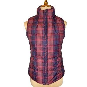Patagonia Women's Down With it‎ Plaid Puffer Vest Small